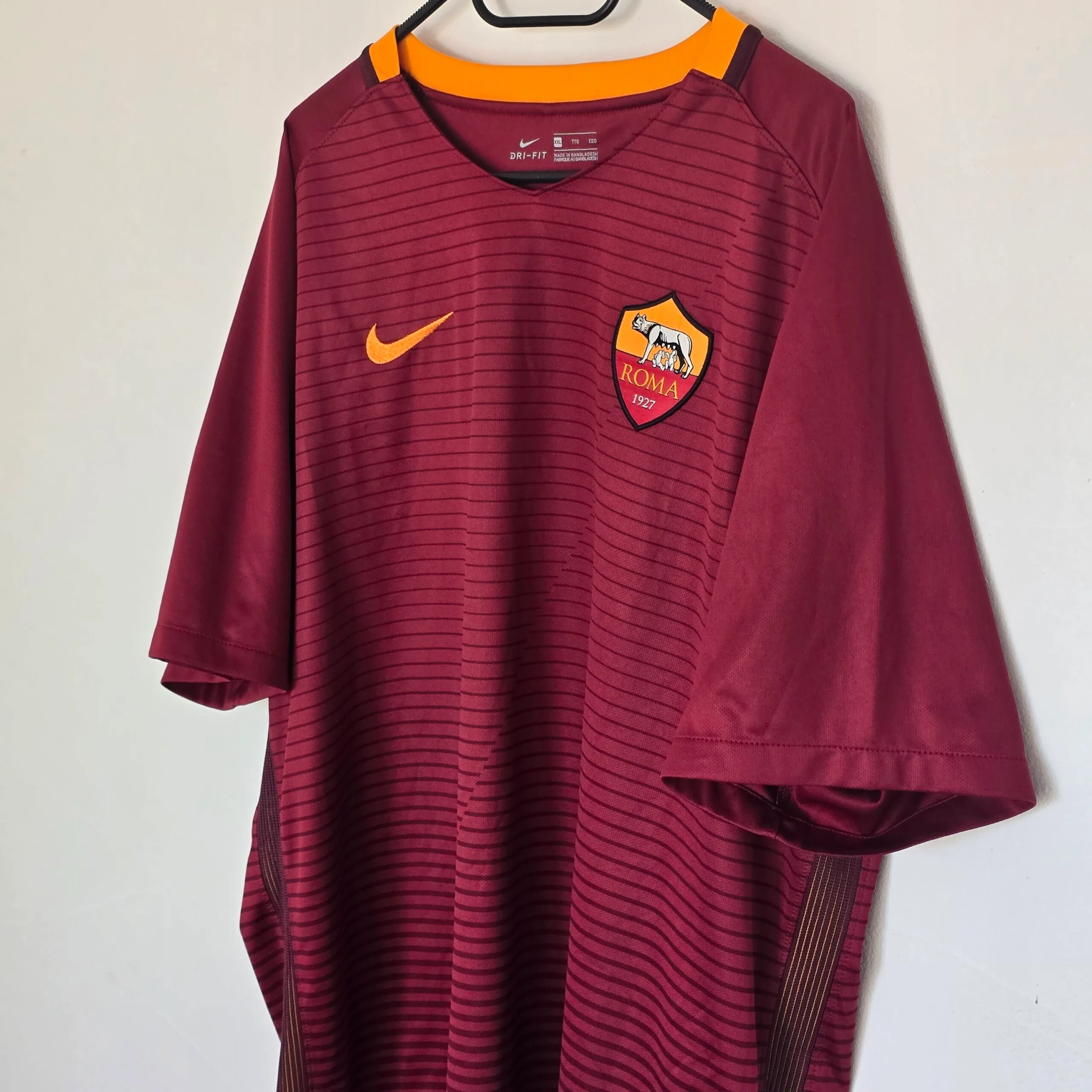 2016-17 Roma Home Shirt Strootman #6 -  (XXL) - Imagen 4