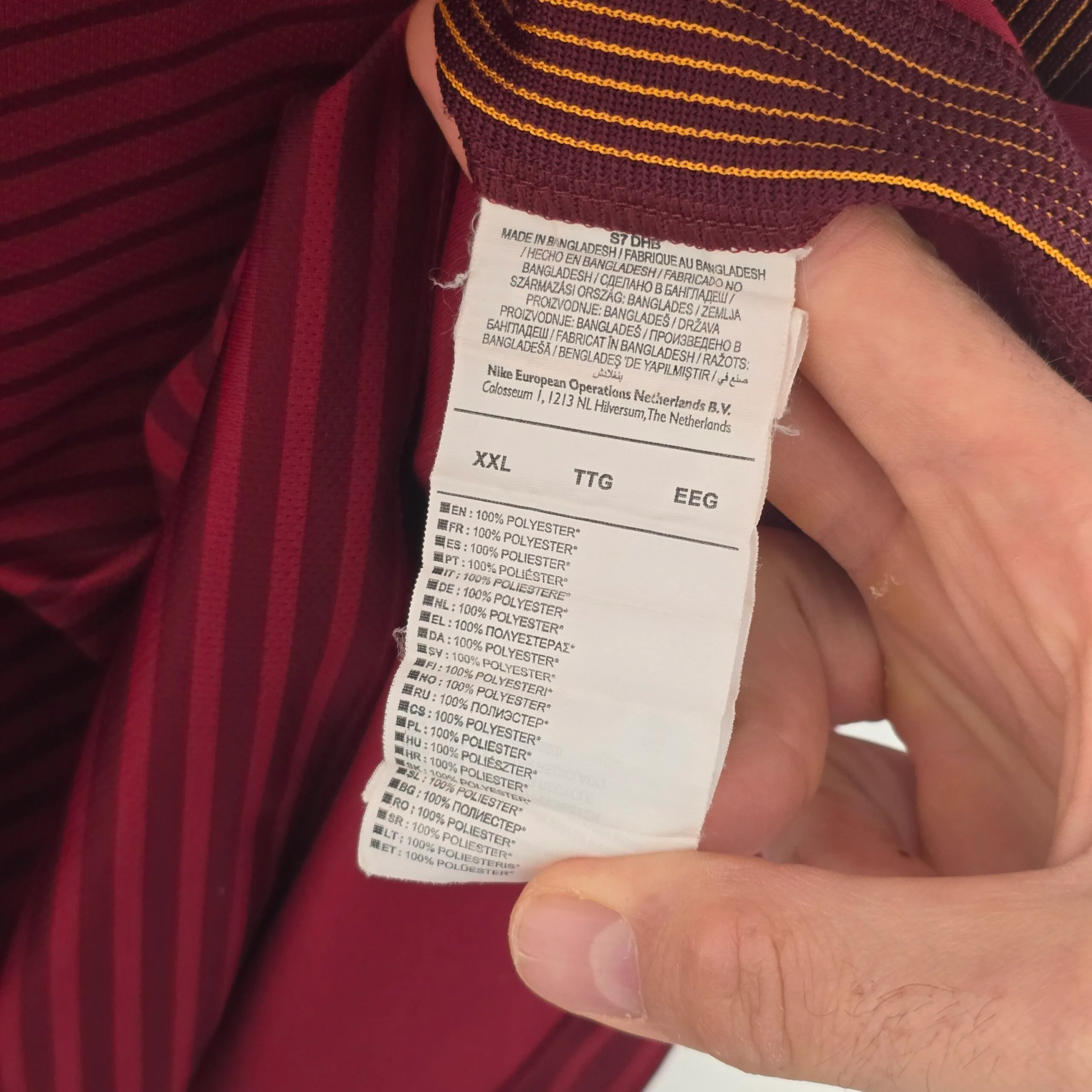 2016-17 Roma Home Shirt Strootman #6 -  (XXL) - Imagen 7
