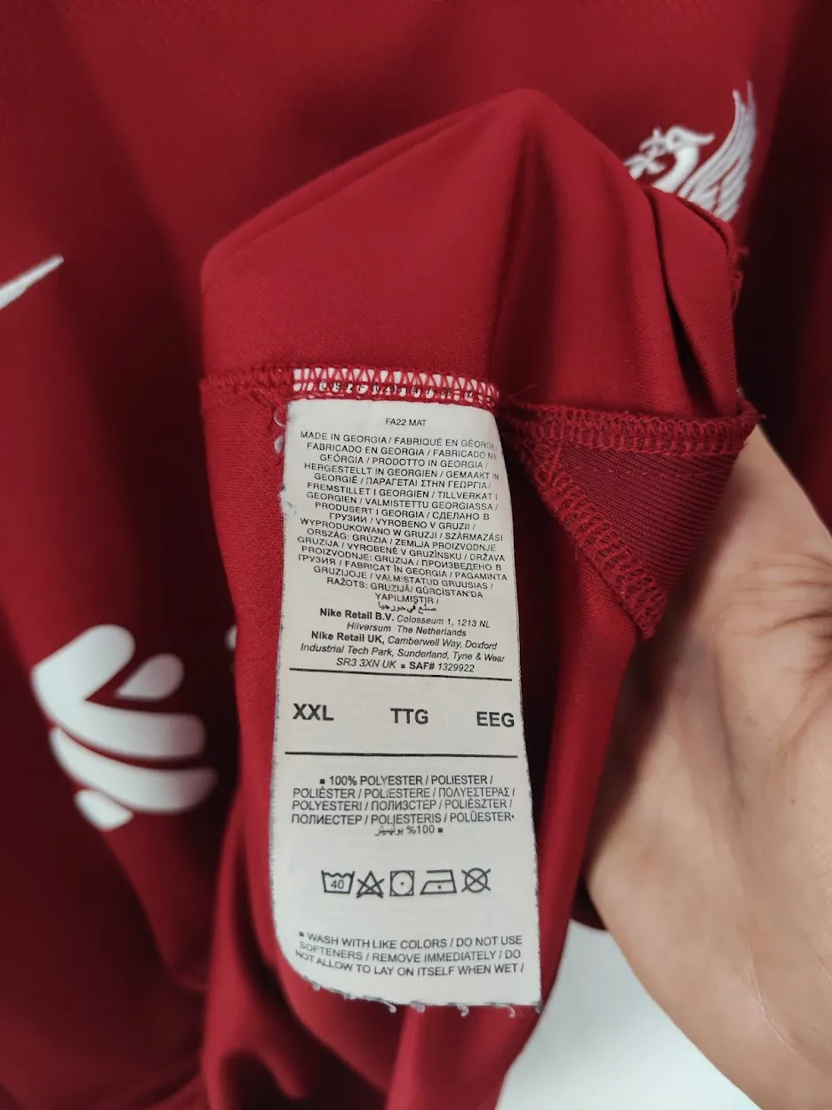 2022-23 Liverpool Home Shirt – (XXL) - Imagen 5