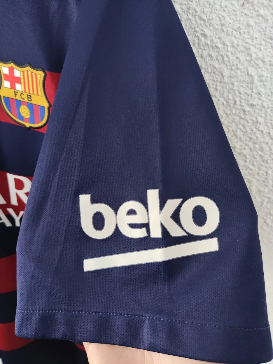 2015-16 FC Barcelona Home Shirt – Neymar Jr #11 – (XXL) - Imagen 9