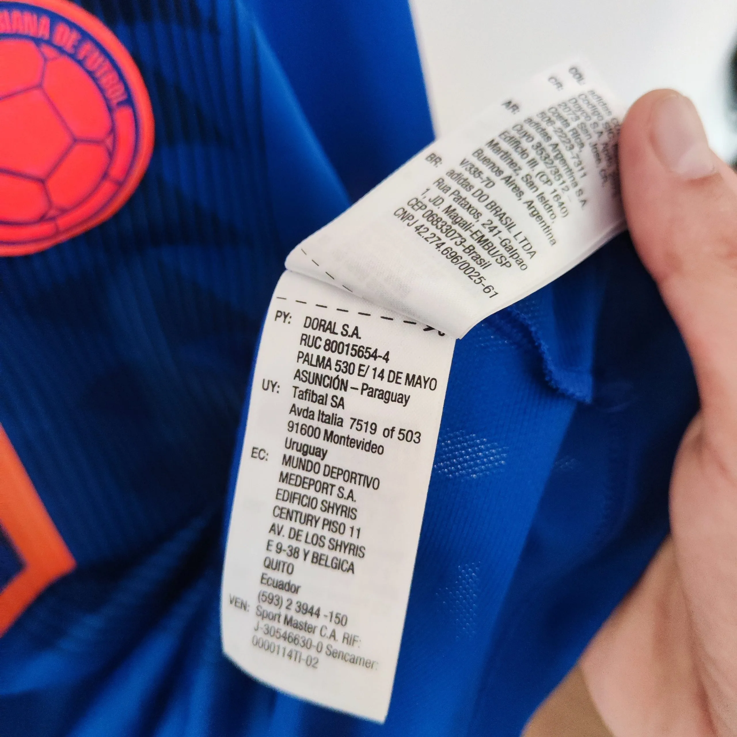 2016-17 Colombia Away Shirt James #10 - (M) - Imagen 8